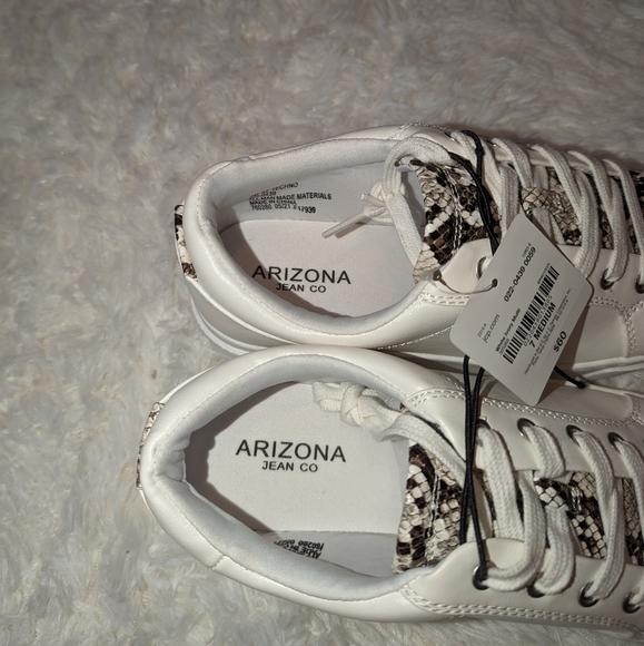Nwt Arizona techno white ivory multi fashion sneakers - Picture 5 of 14
